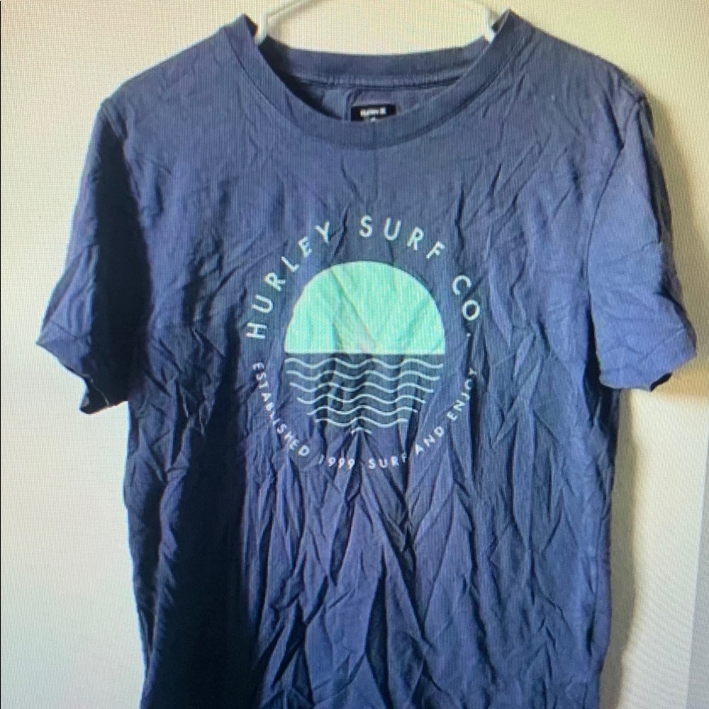 Hurley Men's Blue Short Sleeve Tee